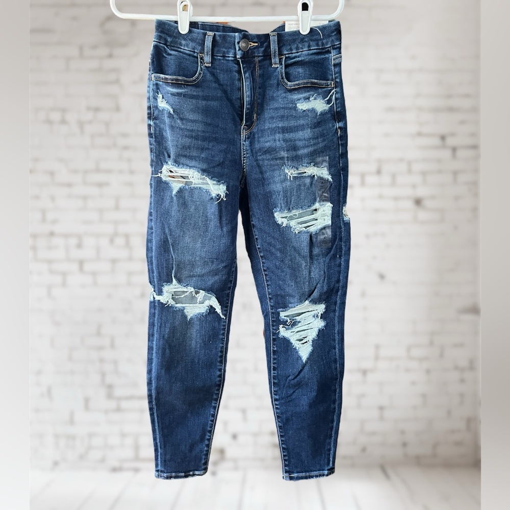 American Eagle Curvy Hi-Rise Jegging. Next Level Stretch. Size 6S, 28W. NWT